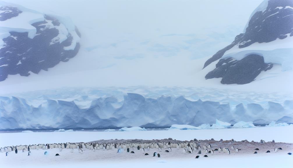 adapted penguins in antarctica