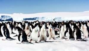 adelie penguins vocalize communication