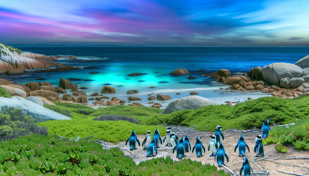 adorable little blue penguins