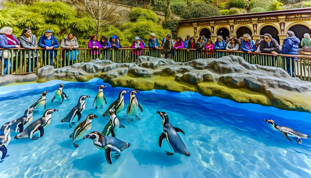 adorable waddling birds reside