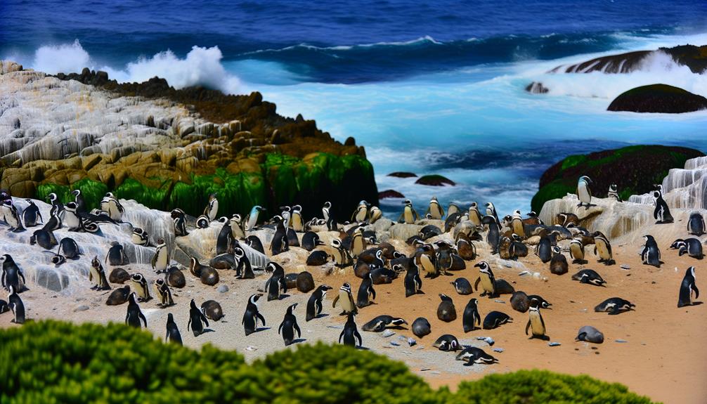 adorably clumsy humboldt penguins