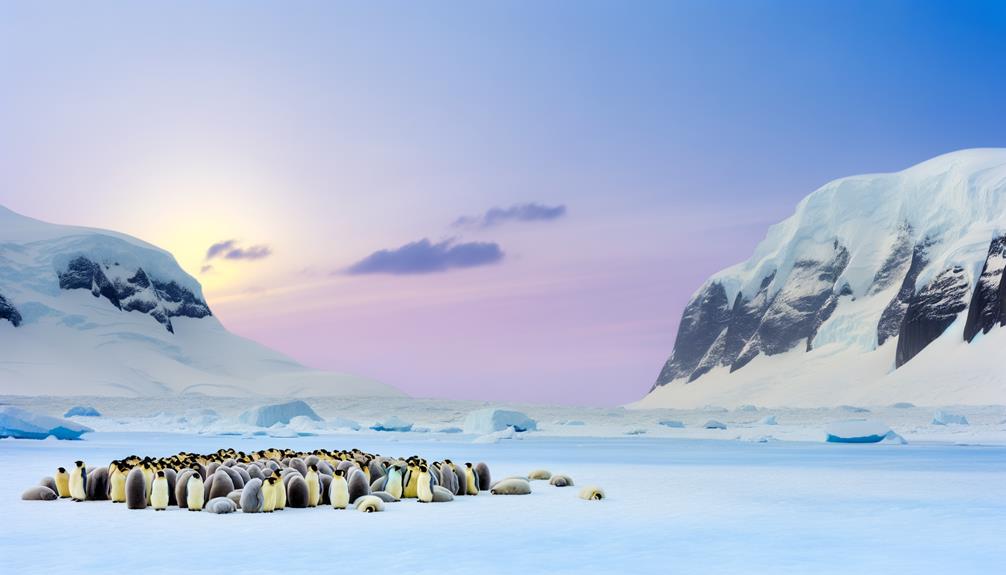 antarctic emperor penguin habitats