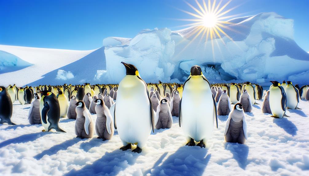 antarctic emperor penguins habitat