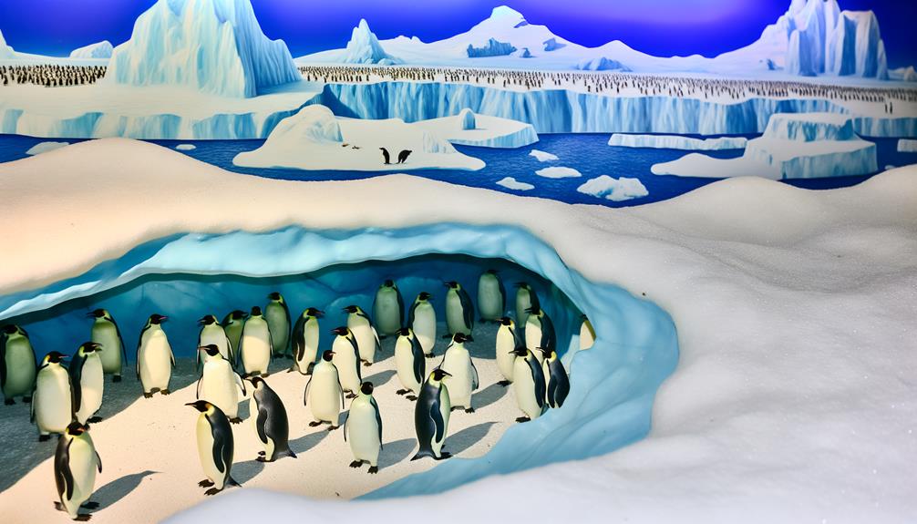 antarctic emperor penguins home