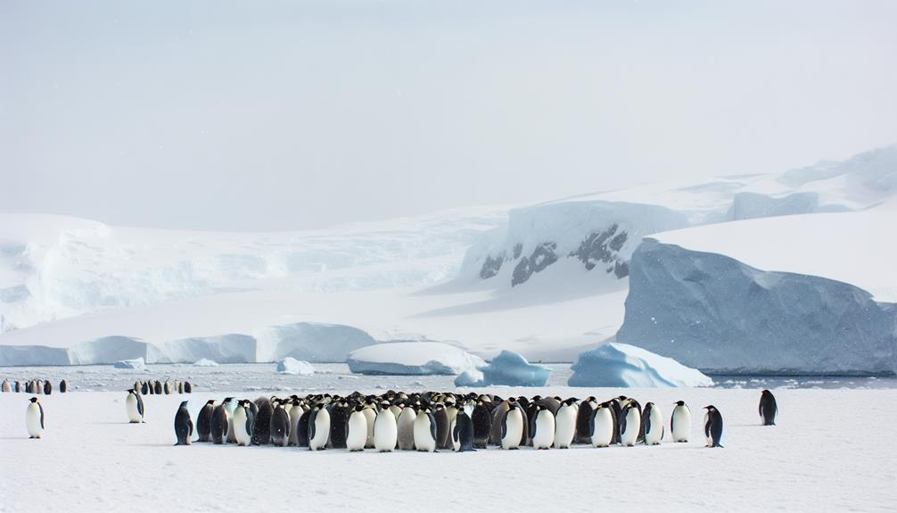 antarctic ice communal nesting