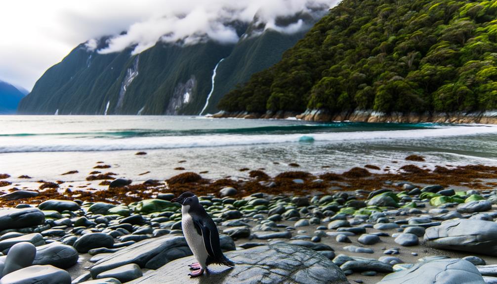 antarctic penguin found in fiordland