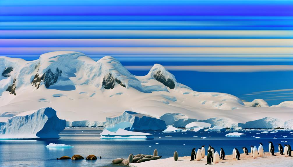 antarctic penguins and seals