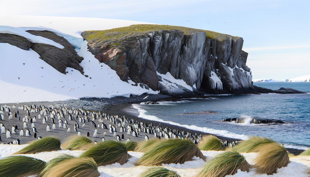 antarctic penguins icy homes