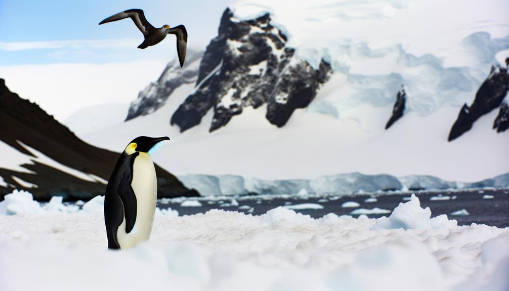 antarctic predator battles prey