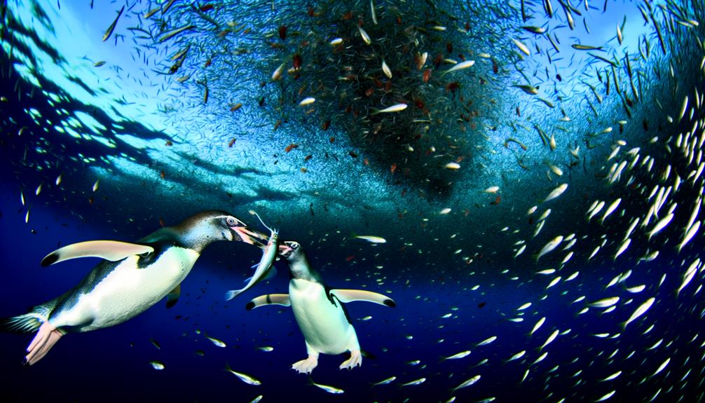 arctic penguins fish consumption