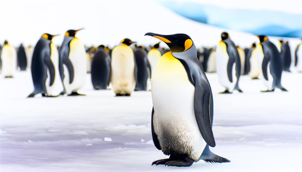 average king penguin height