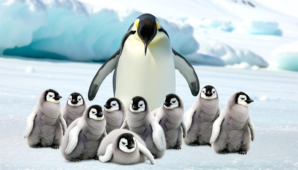 baby emperor penguins appearance