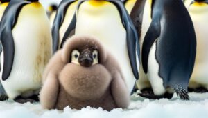 baby king penguin weight