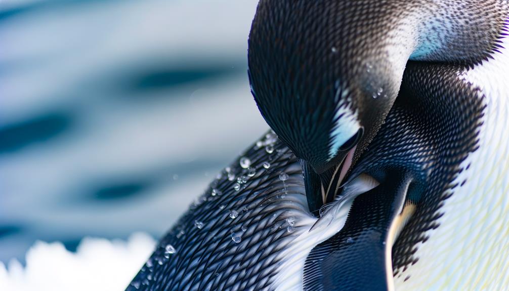 birds engage in preening