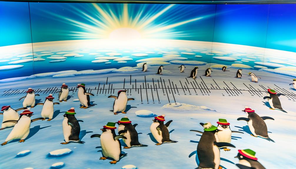 celebrating penguins on earth