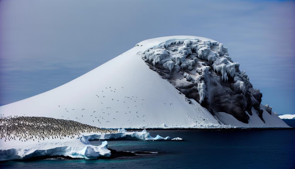 chinstrap penguins inhabit deception