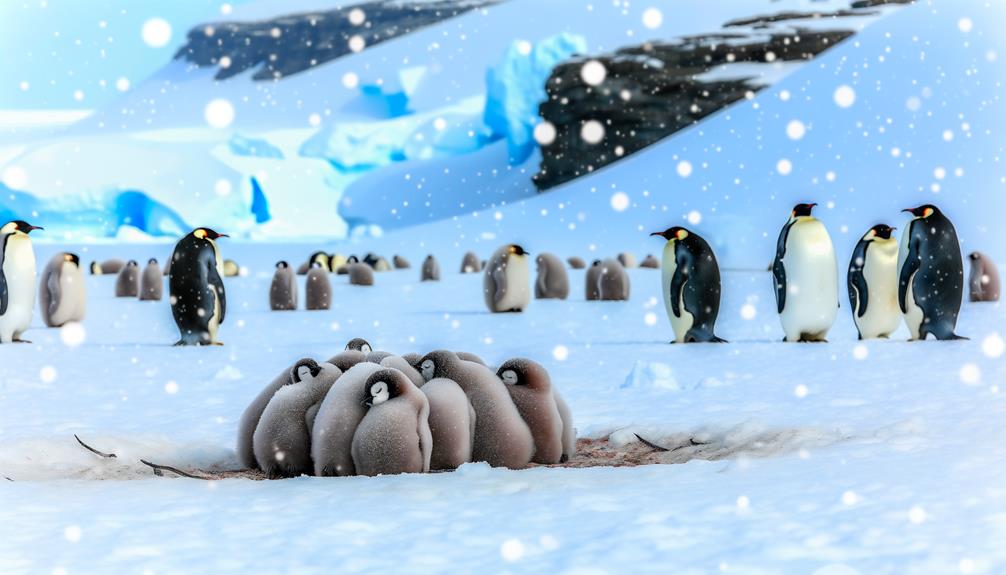 emperor penguin chick survival