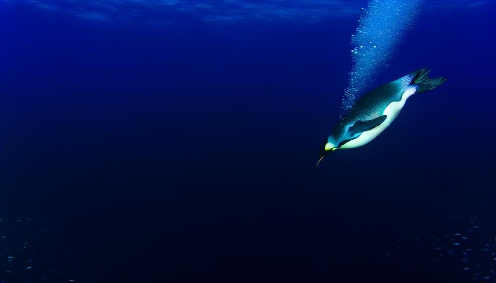 emperor penguin ocean depths