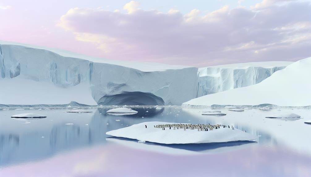 emperor penguin s icy home