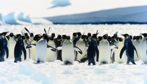 emperor penguins aggression levels