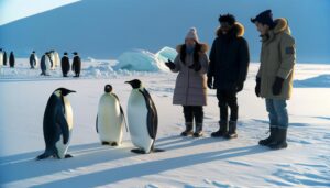 emperor penguins and humans