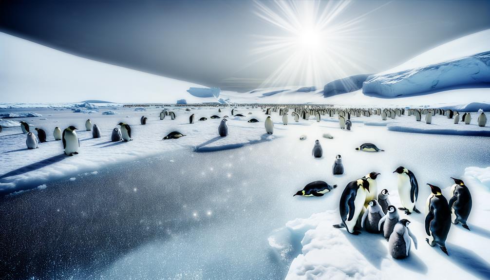 emperor penguins behavior analyzed