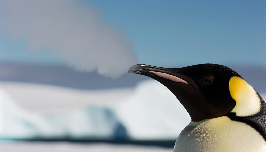 emperor penguins breathe beak