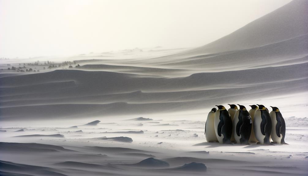 emperor penguins breed winter