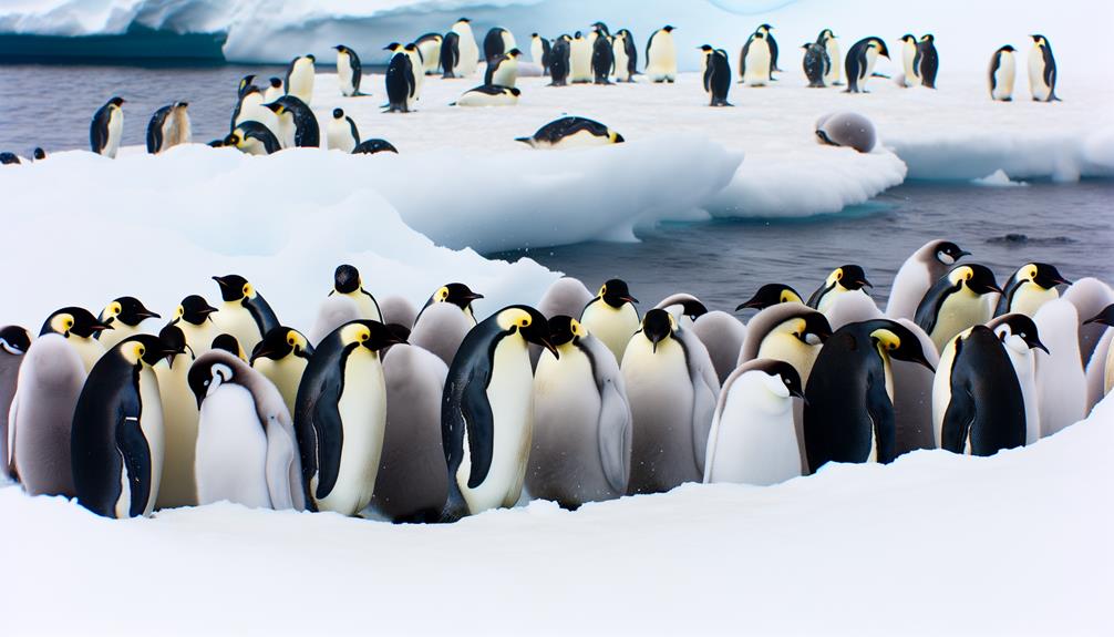 emperor penguins competition for survival