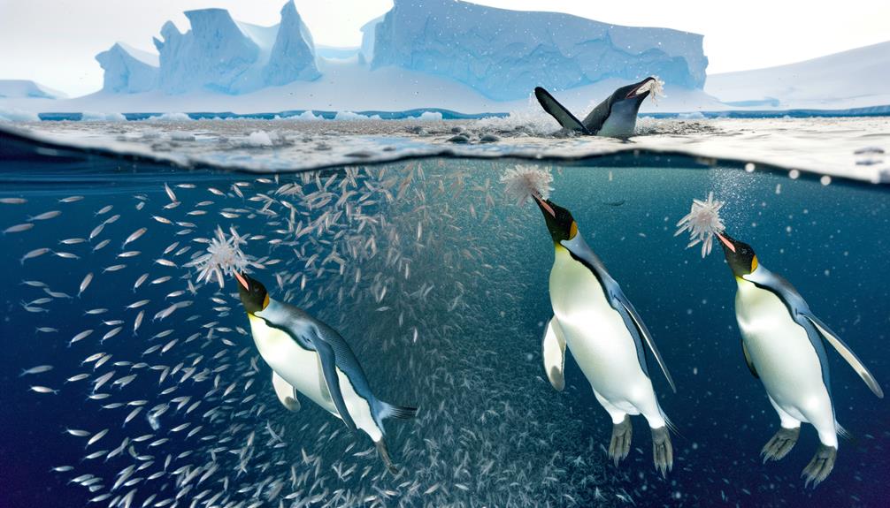 emperor penguins eat krill