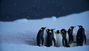 emperor penguins heat conservation