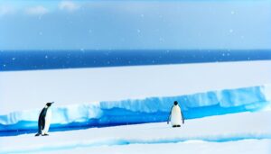 emperor penguins in antarctica