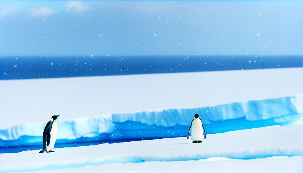 emperor penguins in antarctica