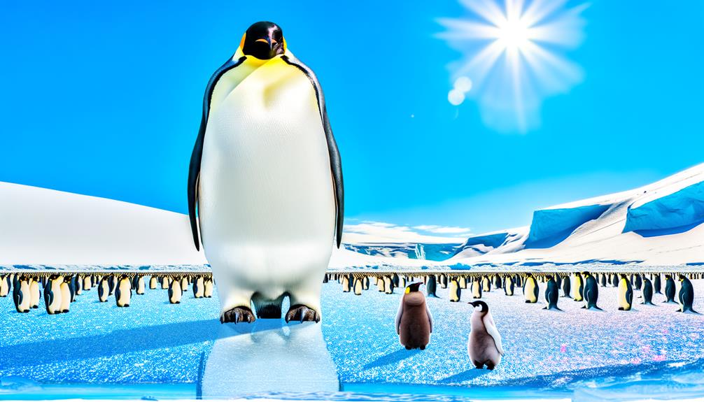 emperor penguins in antarctica