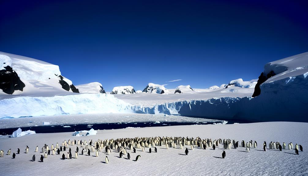 emperor penguins in antarctica