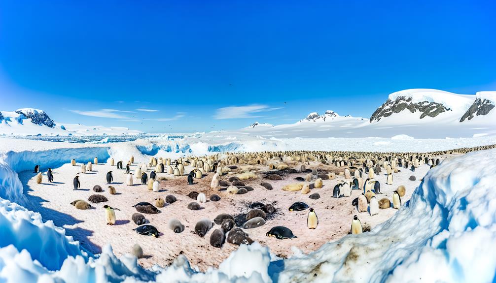 emperor penguins molting process