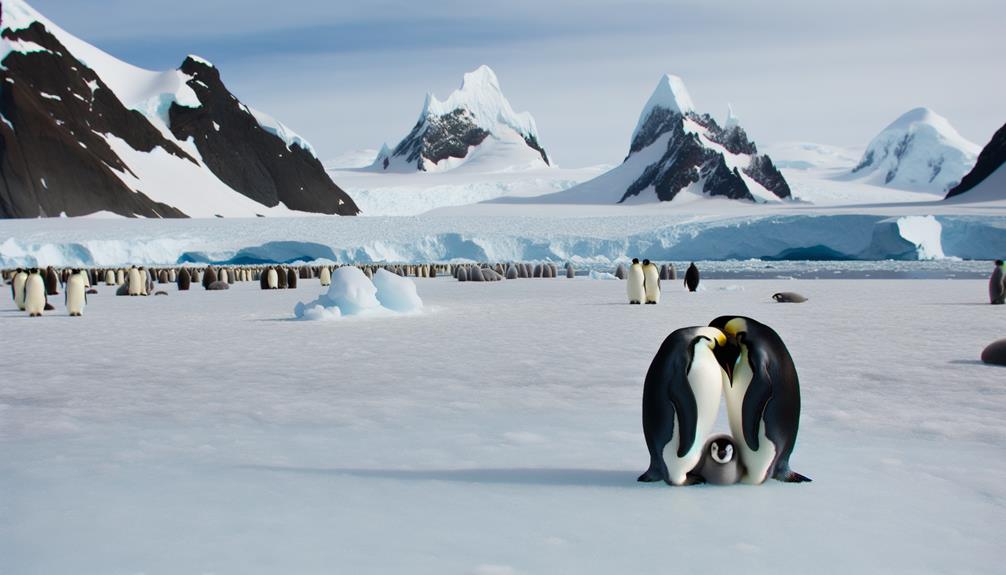 emperor penguins reproduce sexually