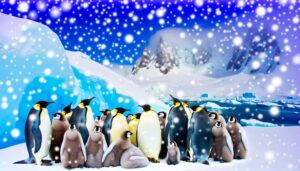 emperor penguins social interactions