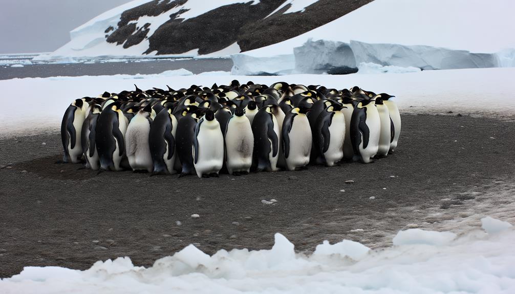 emperor penguins survive winter