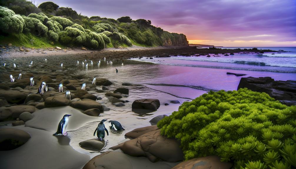 fairy penguins in tasmania