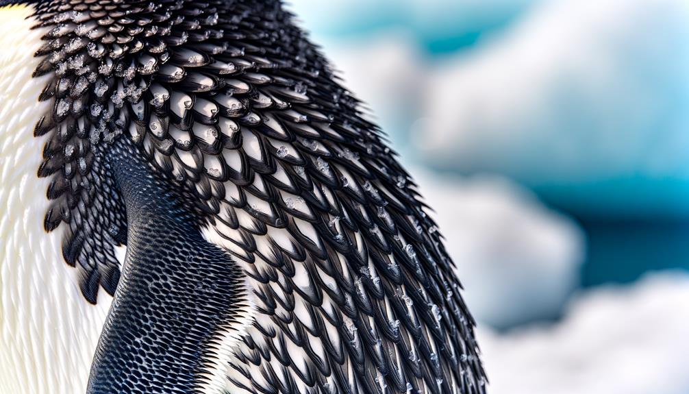 feather microstructure in penguins