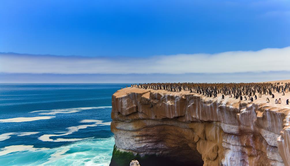 humboldt penguins in peru