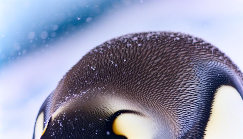 insulating feathers protect penguins