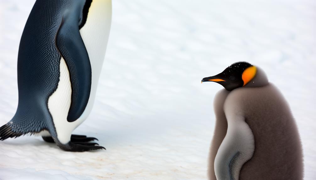 juvenile penguins distinct traits