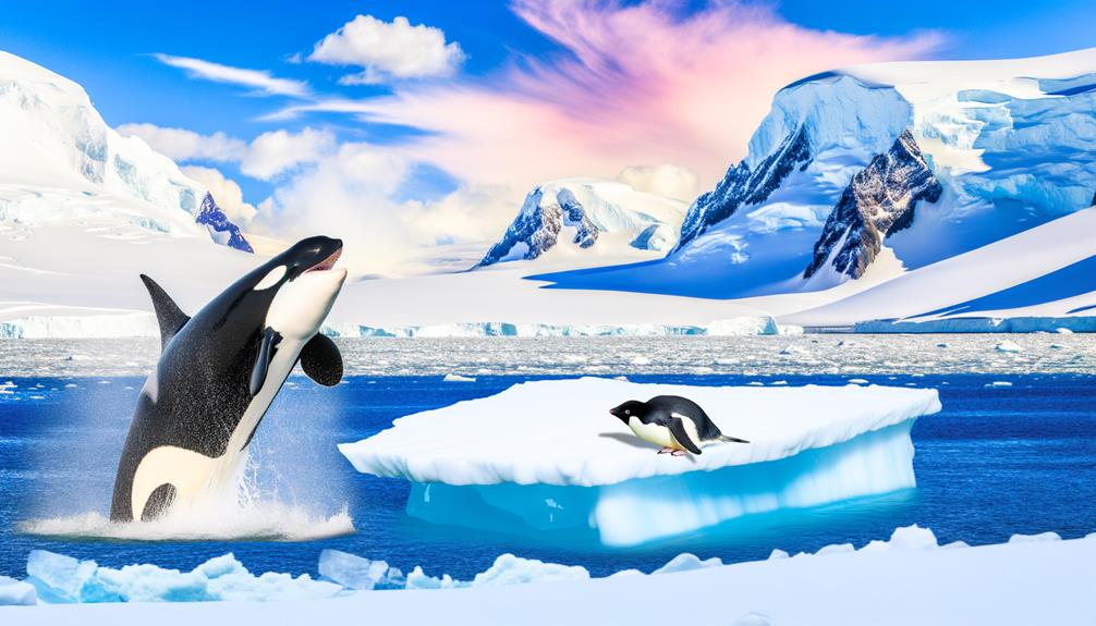 killer whales prey penguins