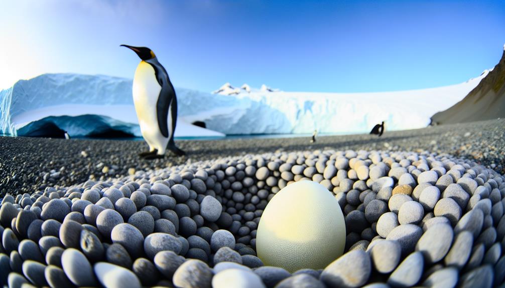 king penguin egg size