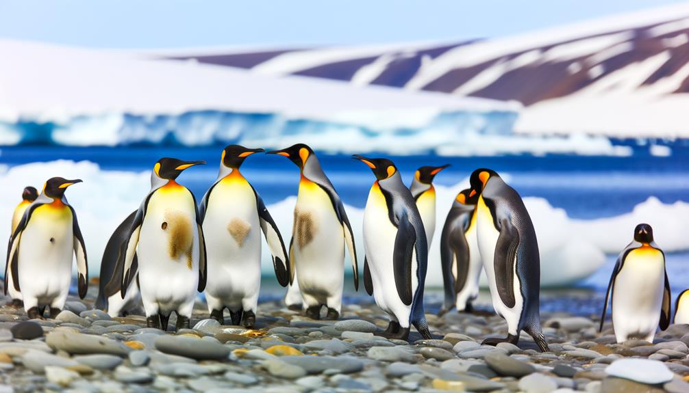 king penguins behavior study