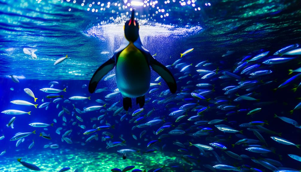 king penguins diving depth