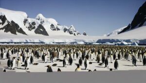 king penguins in antarctica