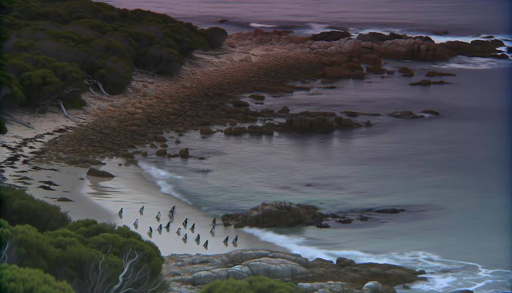 little penguins in tasmania